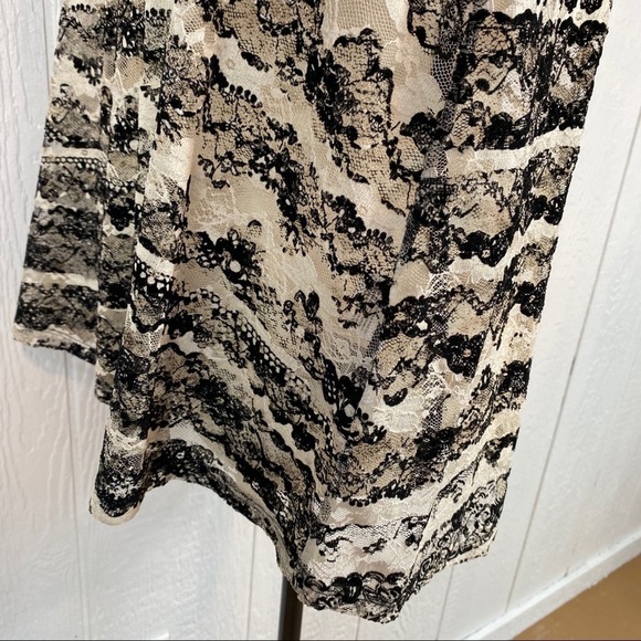 Jessica Simpson Black and White Lace Blouse - Picture 11 of 14